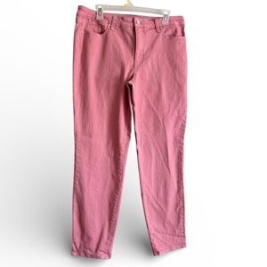 Talbots flawless jeans peach color size 12